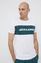 Pamučna pidžama Jack & Jones  100% Pamuk