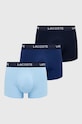 Bokserice Lacoste 3-pack pletivo plava 5H9623