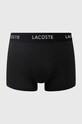 Боксеры Lacoste 3 шт трикотаж чёрный 5H9623