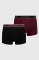 burgundské Boxerky Emporio Armani Underwear Pánsky
