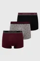 burgundské Boxerky Emporio Armani Underwear Pánsky