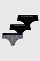 czarny Emporio Armani Underwear Slipy (2-pack) 111624.1A722 Męski