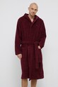 Tommy Hilfiger Halat de baie din bumbac bumbac burgundia UM0UM01606.4890
