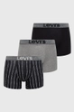 czarny Levi's Bokserki (3-pack) Męski