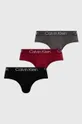 szary Calvin Klein Underwear Slipy (3-pack) Męski