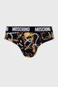 czarny Moschino Underwear Slipy Męski