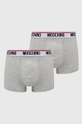 szary Moschino Underwear Bokserki (2-pack) Męski