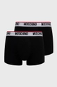 czarny Moschino Underwear Bokserki (2-pack) Męski