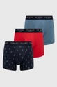 tmavomodrá Boxerky Ted Baker (3-pack) Pánsky