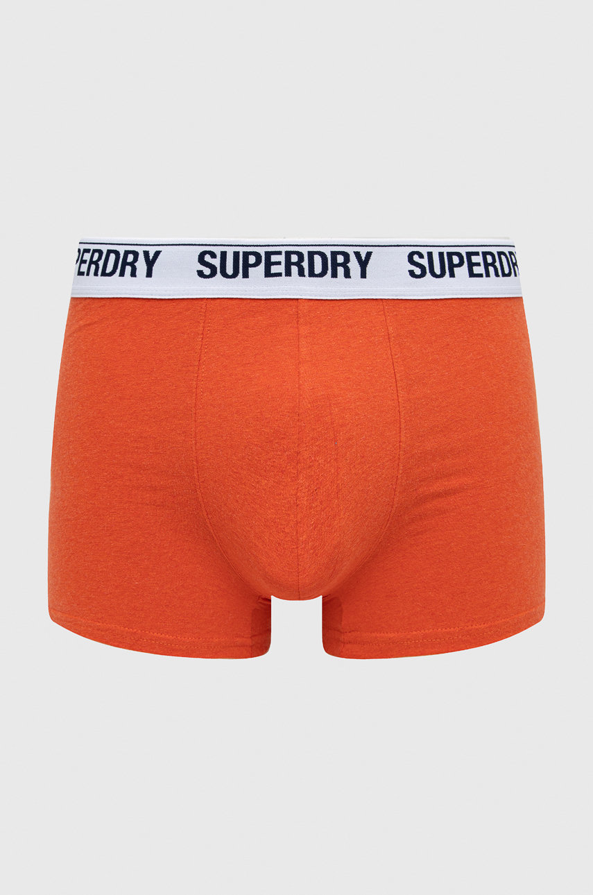 oranžová Boxerky Superdry Pánský