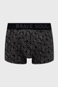 Boxerky Brave Soul (5-pack) čierna