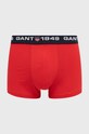 Gant Bokserki (3-pack) 902133053 czerwony 902133053