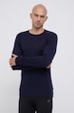 Icebreaker Longsleeve wełniany 200 Oasis LS Crewe góra granatowy IB1043654011