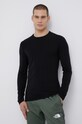 Icebreaker longsleeve funkcyjny wełniany góra czarny IB1030320011