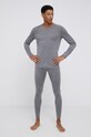 Icebreaker longsleeve funkcyjny wełniany IB1043650131 szary AW23