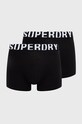 Superdry Bokserki (2-pack) dzianina czarny M3110340A.6PI
