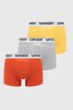 portocaliu Superdry Boxeri (3-pack) De bărbați