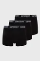 černá Boxerky Superdry (3-pack) Pánský