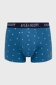 többszínű Lyle & Scott boxeralsó (4-pack)