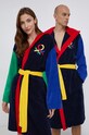 United Colors of Benetton Szlafrok wzorzyste granatowy 6FH3H71D6.901