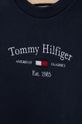 Dětská bavlněná mikina Tommy Hilfiger námořnická modř