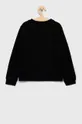 Παιδική βαμβακερή μπλούζα Tommy Hilfiger μαύρο