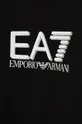 Детская хлопковая кофта EA7 Emporio Armani чёрный
