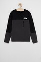 Detská mikina The North Face bez kapucne čierna NF0A55MDMN81