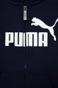 Otroška mikica Puma  Glavni material: 66 % Bombaž, 34 % Poliester Podloga kapuce: 100 % Bombaž Patent: 97 % Bombaž, 3 % Elastan