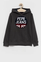 серый Детская хлопковая кофта Pepe Jeans Для мальчиков