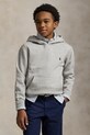 Otroška mikica Polo Ralph Lauren S kapuco siva 323749954017