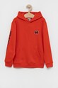 Quiksilver Bluza dziecięca z kapturem pomarańczowy EQBFT03724