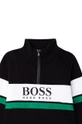 Boss Bluza dziecięca J25N05.114.150 Podszewka: 100 % Bawełna, Materiał zasadniczy: 67 % Bawełna, 33 % Poliester, Wykończenie: 97 % Bawełna, 3 % Elastan