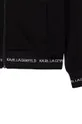 чорний Karl Lagerfeld - Дитяча бавовняна кофта