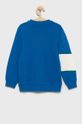 United Colors of Benetton Bluza bawełniana dziecięca jasny niebieski