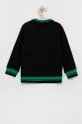 Detská bavlnená mikina United Colors of Benetton čierna