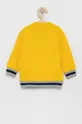 United Colors of Benetton Bluza bawełniana dziecięca żółty