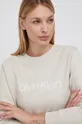 beżowy Calvin Klein Bluza bawełniana
