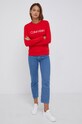 Calvin Klein Bluza bawełniana K20K202157.4890 czerwony AW21
