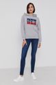 Levi's hanorac de bumbac 18487.0059 gri AW21