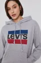 gray Levi's cotton sweatshirt
