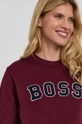 bordowy Boss Bluza bawełniana 50457681