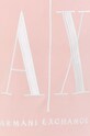 Armani Exchange pamut melegítőfelső 8NYM02.YJ68Z rózsaszín