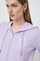 Armani Exchange bluza bawełniana fioletowy 8NYM22.YJ68Z