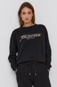 Trussardi Bluza bawełniana czarny