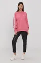 roza adidas Originals bombažni pulover