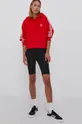 Бавовняна кофта adidas Originals червоний