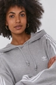 szary adidas Originals Bluza bawełniana H34615