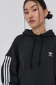 μαύρο Βαμβακερή μπλούζα adidas Originals