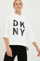 Mikina Dkny bez kapuce bílá DP9T7103